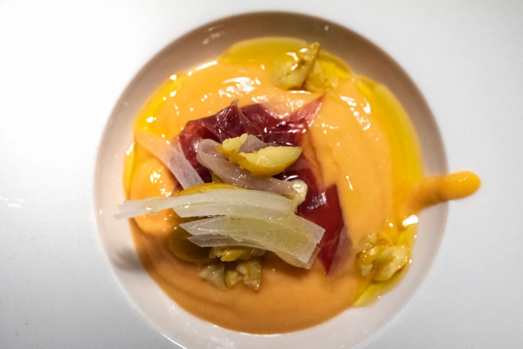 A refined plated dish, Basque haute cuisine